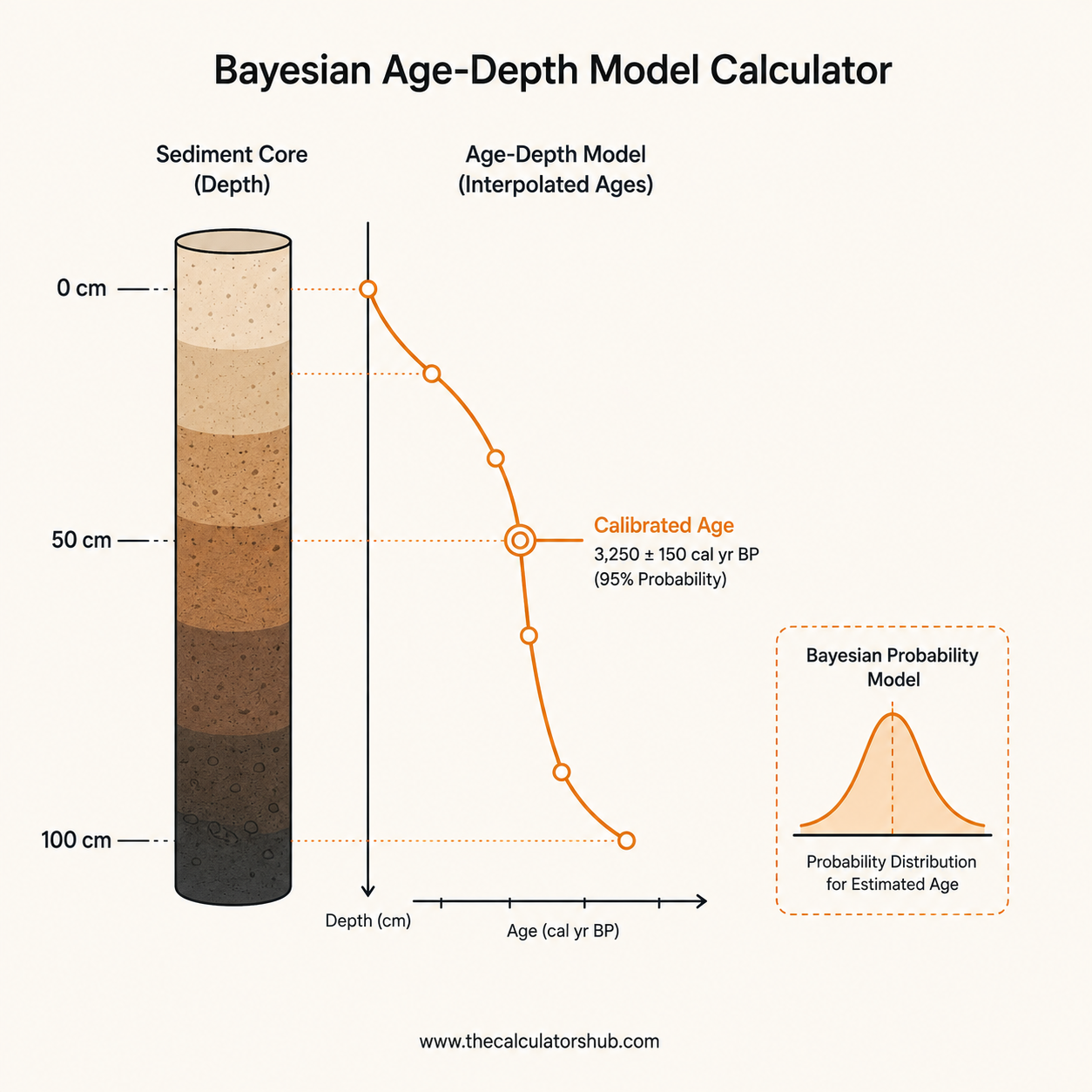 Bayesian Age-Depth Model Calculator